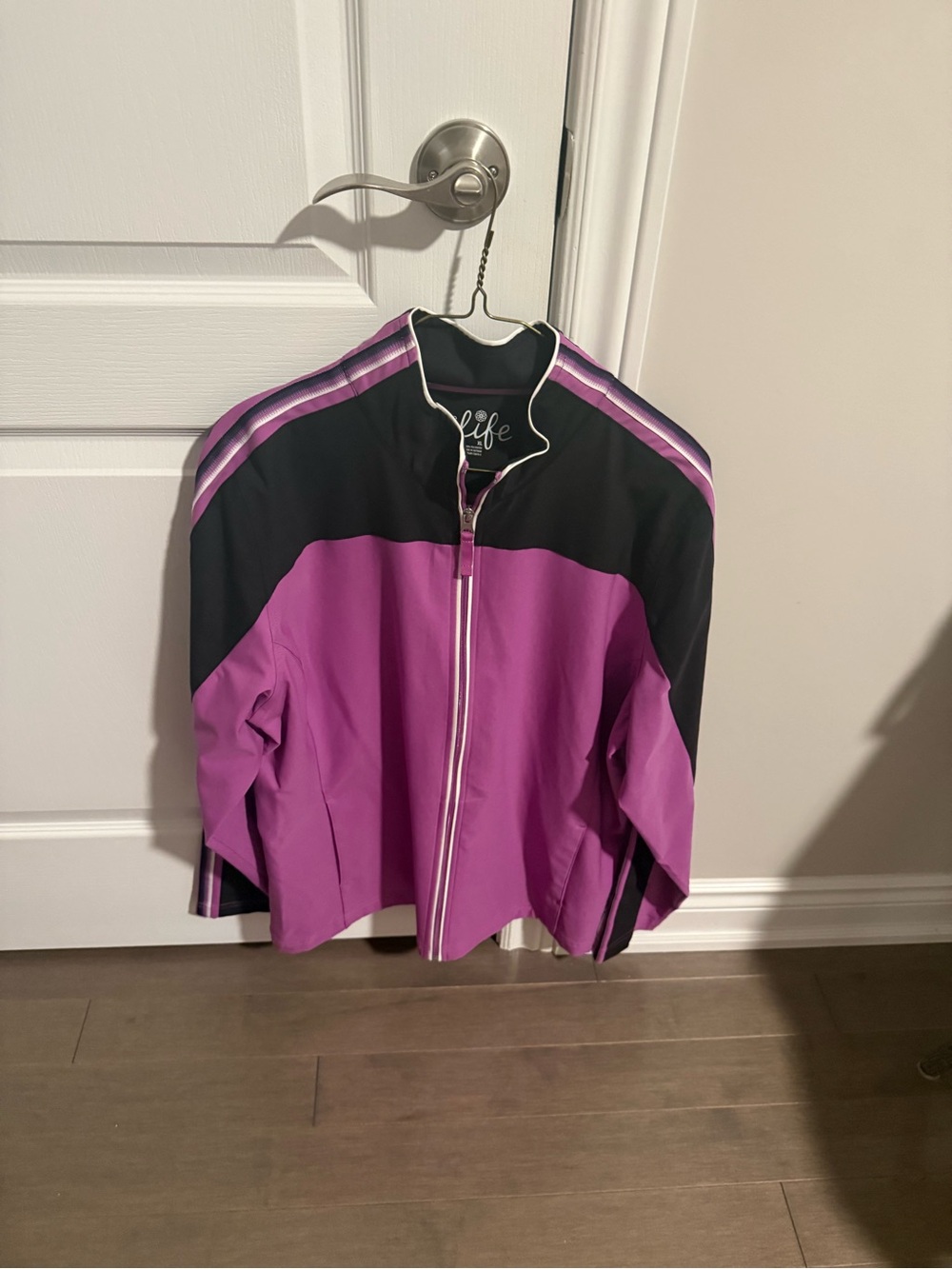 made for life Purple and Black Women’s Jacket